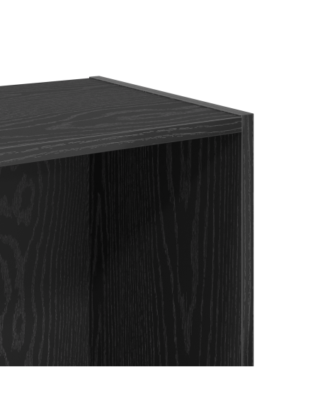Libreria Rovere nero 40 x 30 x 77 cm Legno multistrato