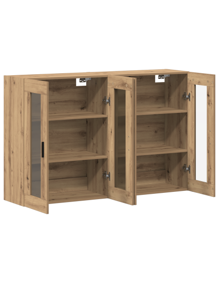 Armadi a muro 2 pz in legno ingegnerizzato 69.5 x 34 x 90 cm