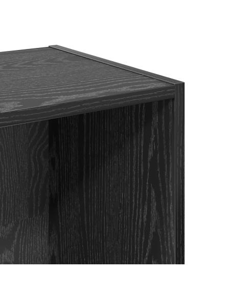 Libreria Rovere nero 40 x 30 x 152 cm Legno multistrato