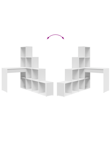 Scrivania ad angolo Bianco 101,5 x 149,5 x 149,5 cm