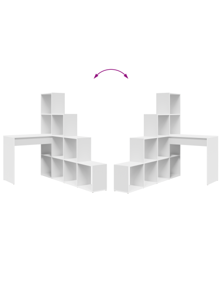 Scrivania ad angolo Bianco 101,5 x 149,5 x 149,5 cm