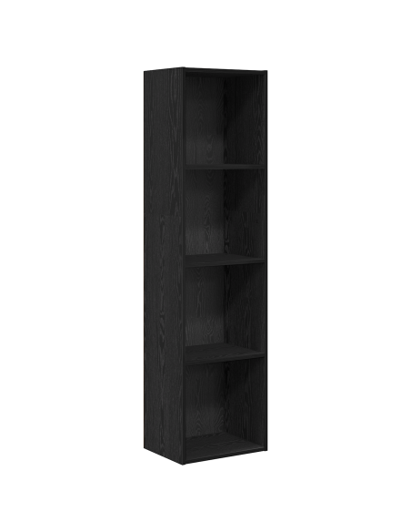Libreria Rovere nero 40 x 30 x 152 cm Legno multistrato