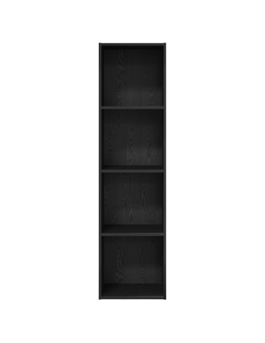 Libreria Rovere Nero 40 x 30 x 152 cm Legno multistrato