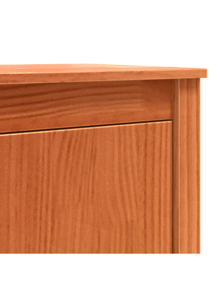 Credenza Marrone 70 x 35 x 80 cm Legno di pino massello