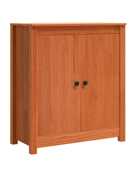 Credenza Marrone cerato 70 x 35 x 80 cm Pino massello