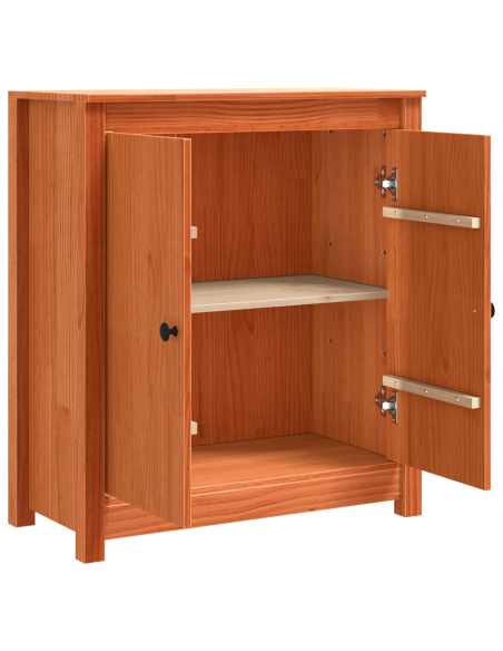 Credenza Marrone 70 x 35 x 80 cm Legno di pino massello