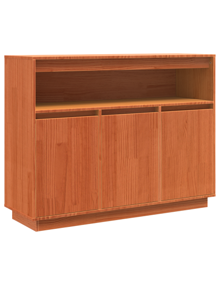 Credenza Marrone cerato 104,5 x 34 x 80 cm Pino massello