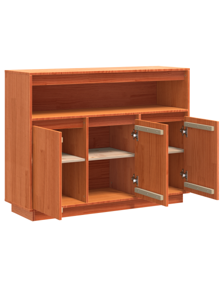 Credenza Marrone 104.5 x 34 x 80 cm Legno di pino massello