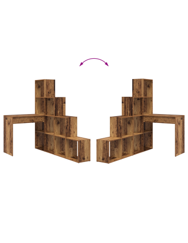 Scrivania ad angolo Legno vecchio 101,5 x 149,5 x 149,5 cm