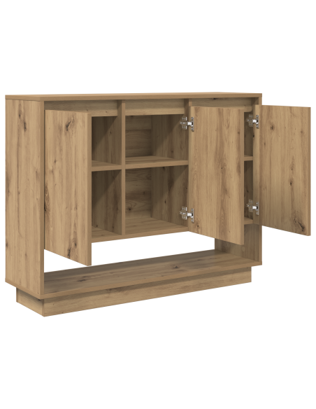 Credenza rovere artigianale 97 x 29 x 75 cm Legno multistrato