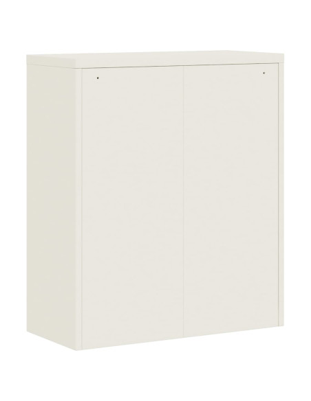 Armadio Classificatore Bianco 90x40x105 cm in Acciaio