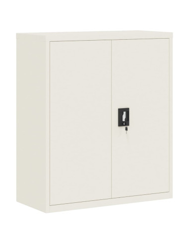 Armadio Classificatore Bianco 90x40x105 cm in Acciaio