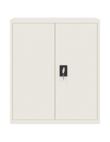 Armadio Classificatore Bianco 90x40x105 cm in Acciaio