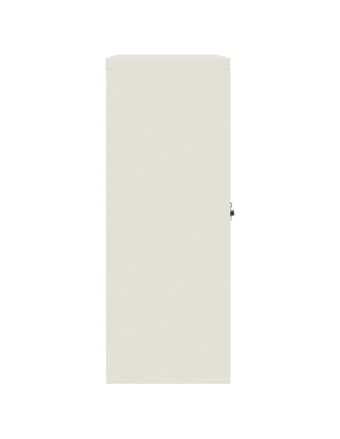 Armadio Classificatore Bianco 90x40x105 cm in Acciaio