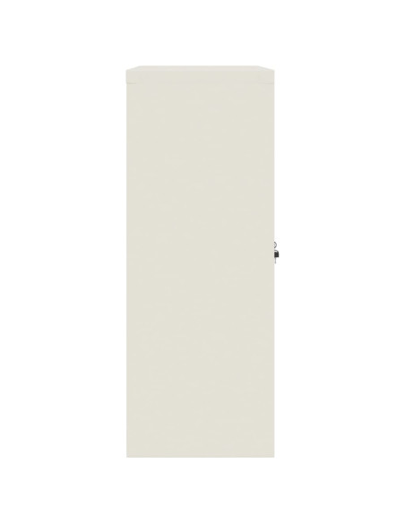 Armadio Classificatore Bianco 90x40x105 cm in Acciaio