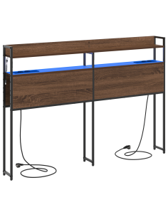 Testata contenitore Rovere marrone 160 cm Legno multistrato 2