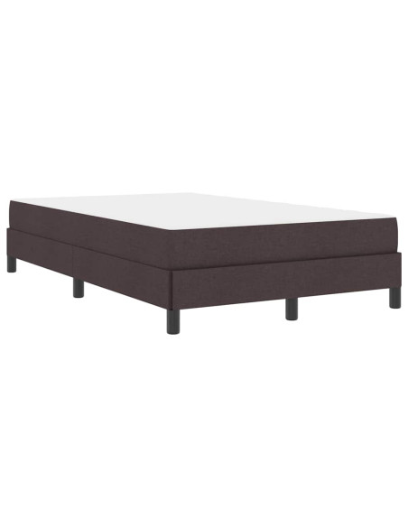 Letto a molle Altro Marrone scuro 120 x 190 cm Tessuto