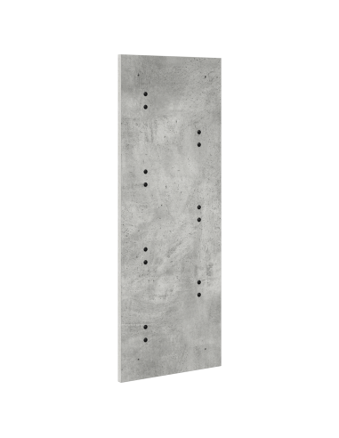 Appendiabiti a muro Grigio cemento 30 x 1,5 x 80 cm