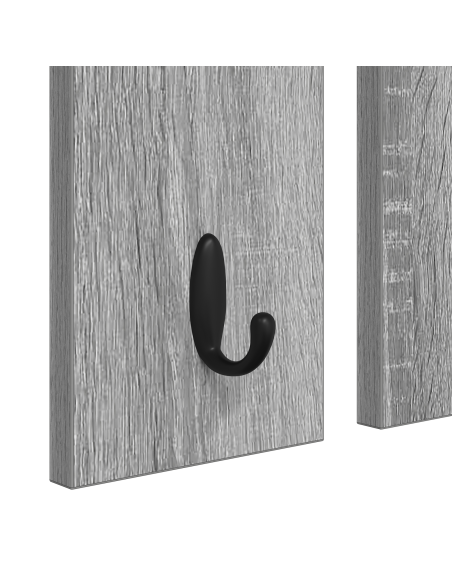 Appendiabiti a muro Grigio sonoma 85 x 10 x 45 cm