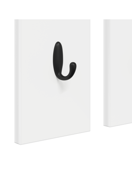 Appendiabiti a muro Bianco 84 x 10 x 80 cm Legno multistrato