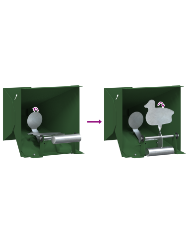 Trappola per pallini Verde 14 x 14 x 19 cm Acciaio