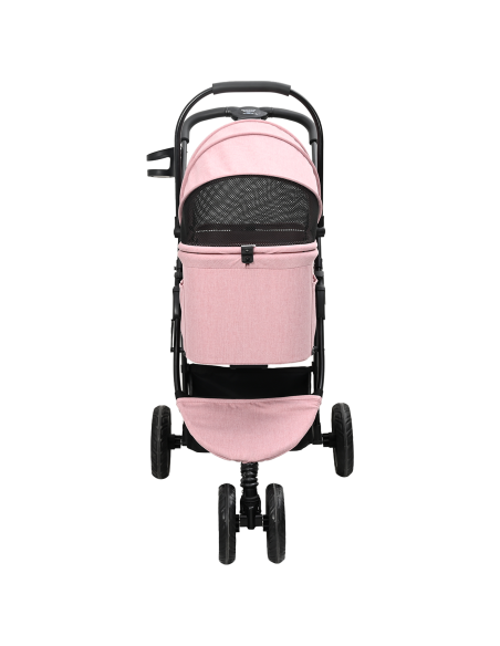 Passeggino pieghevole per animali Rosa 78 x 54 x 101 cm