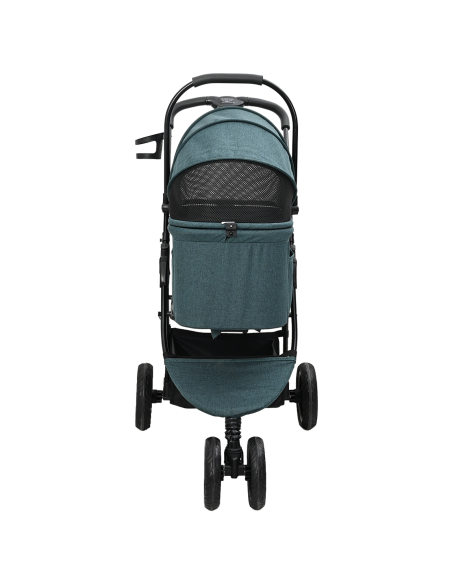 Passeggino pieghevole per animali Verde 78 x 54 x 101 cm
