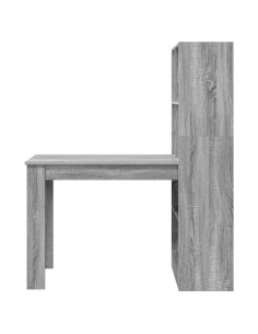 Scrivania Grigio Sonoma 122 x 67 x 145 cm Legno multistrato