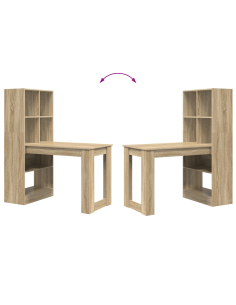 Scrivania Rovere Sonoma 122 x 67 x 145 cm Legno multistrato 2