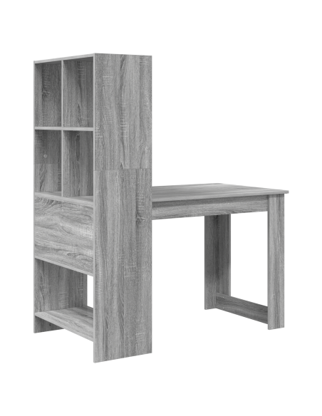 Scrivania Grigio Sonoma 122 x 67 x 145 cm Legno multistrato