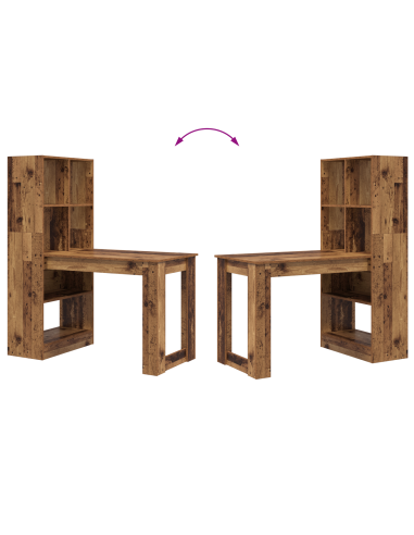 Scrivania Legno vecchio 122 x 67 x 145 cm Legno multistrato