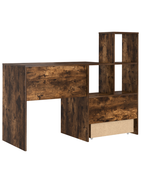 Scrivania Rovere fumo 131.5 x 50 x 106.5 cm Legno multistrato