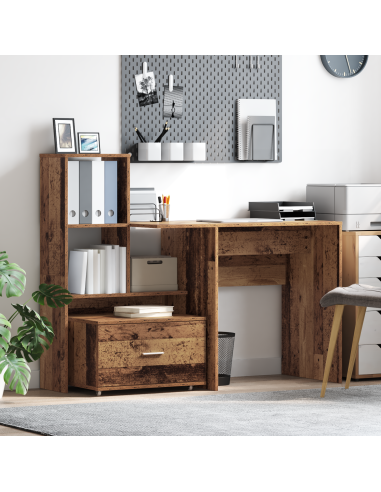 Scrivania Legno vecchio 131,5 x 50 x 106,5 cm Legno multistrato