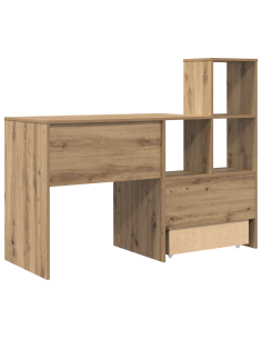 Scrivania con cassetto Rovere artigianale 131,5 x 50 x 106,5 cm 2