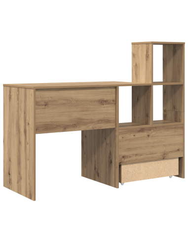 Scrivania con cassetto Rovere artigianale 131,5 x 50 x 106,5 cm