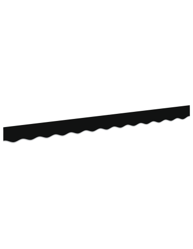 Tenda a Braccio Nero 580 x 20 cm Tela