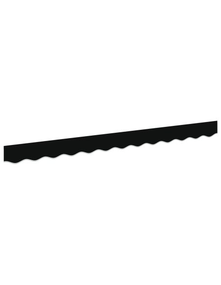 Tenda a Braccio Nero 580 x 20 cm Tela