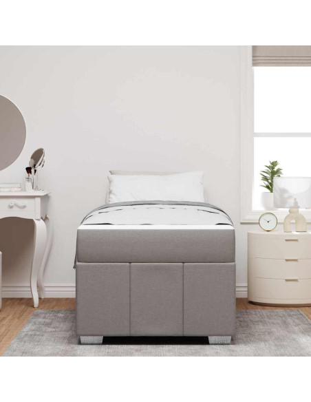 Struttura del letto con materasso Talpa 90 x 190 cm Tessuto