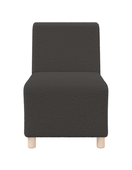 Sofa Chiar 2 pcs Grigio scuro 55 x 74 x 82 cm