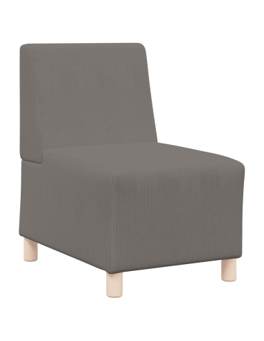 Unità di Divano Modulare Senza Braccioli 3 pcs Grigio chiaro