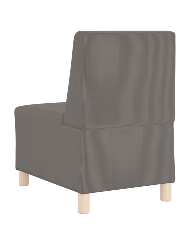 Unità di Divano Modulare Senza Braccioli 3 pcs Grigio chiaro