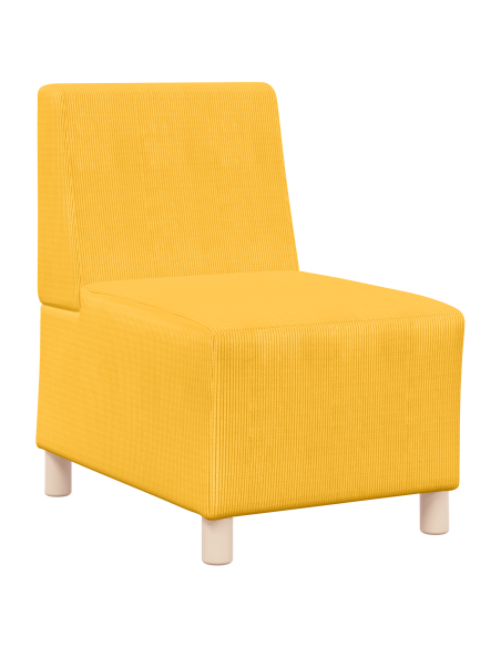Sofa Chiar 3 pcs Giallo chiaro 55 x 74 x 82 cm