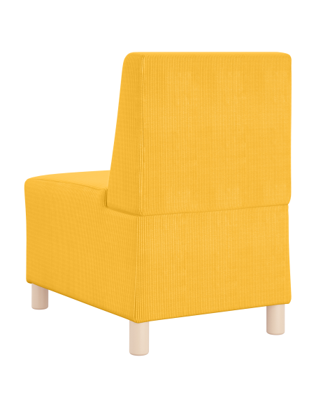 Sofa Chiar 3 pcs Giallo chiaro 55 x 74 x 82 cm