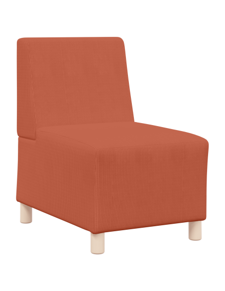 Sofa Chiar 3 pcs Arancione 55 x 74 x 82 cm