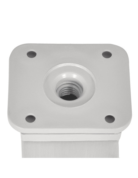 Gambe per divano 4 pcs Nickel spazzolato 38 x 38 x 180 mm Ferro
