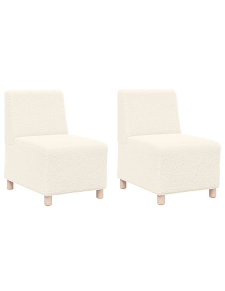 Sofa Chiar 2 pcs Crema 55 x 74 x 82 cm
