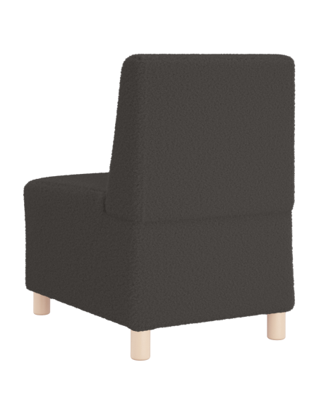 Sofa Chiar 2 pcs Grigio scuro 55 x 74 x 82 cm