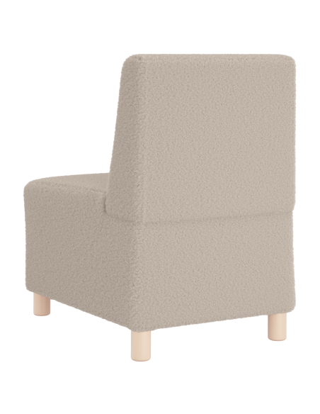 Sofa Chiar 3 pcs Grigio chiaro 55 x 74 x 82 cm