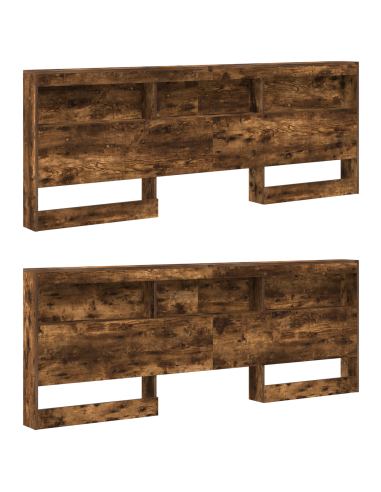 Testata contenitore Rovere fumé 180 cm Legno multistrato