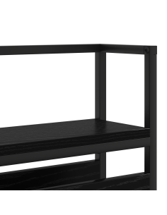 Testata contenitore Rovere nero 90 cm Legno multistrato 2